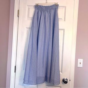 *SOLD* NWT Agnes and Dora Seersucker Maxi Skirt